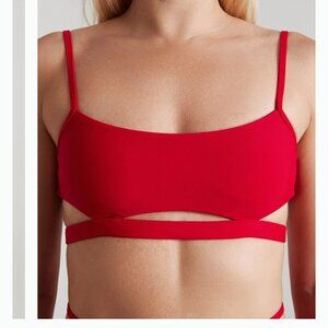 NWOT Harna Pole Top - Red Size S